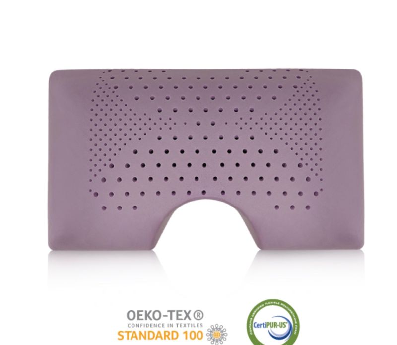 Photo 1 of MOON LAVENDER QUEEN PILLOW HYPOALLERGENIC ANTIBACTERIAL BAMBOO REDUCE STRESS LEVELS SHOULDER CUTOUT MEMORY FOAM MAXIMUM AIR CIRCULATION NEW $199.95