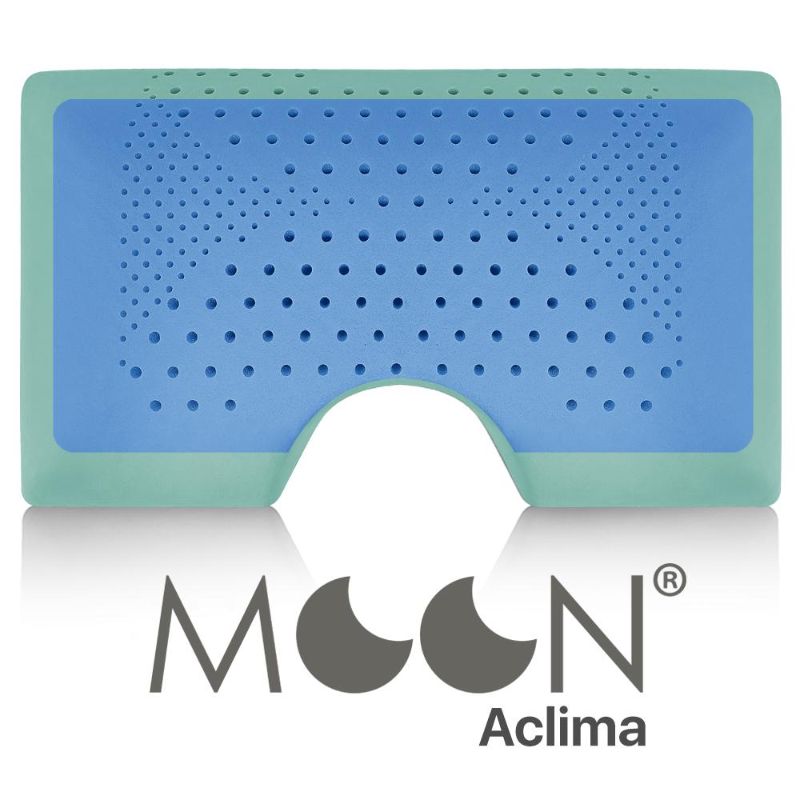 Photo 2 of ACLIMA MOON PILLOW HAS A VENTILATED MOLDED MEMORY FOAM WITH PCM TECHNOLOGY LEAVING THE PILLOW CONSTANTLY FEELING COOL FEATURES A CRESCENT MOON SHAPE CUT OUT FOR A FIRM AND OPTIMAL SUPPORT FOR HEAD AND NECK NEW
$119.99
