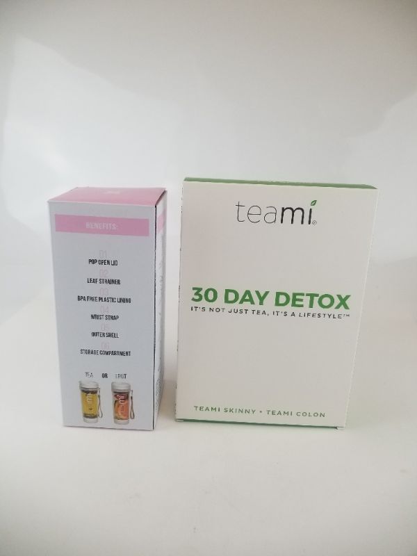 Photo 2 of TEAMI 30DAY DETOX FOR WEIGHT AND COLON WITH SHAKER NEW $74.98