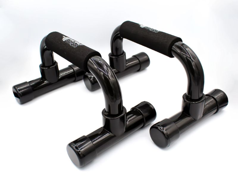 Photo 1 of PUSHUP BARS ANGLE INCLINE CREATES CHALLENGE MORE EFFECTIVE UPER BODY ORK NEW $24.99
