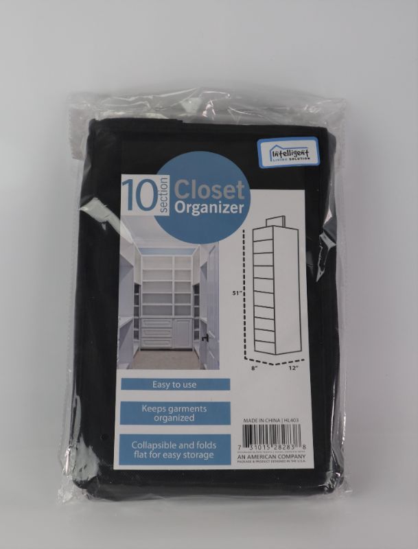 Photo 1 of 10  SECTION CLOSET ORGANIZER NEW $19.99  