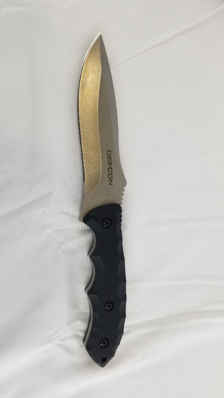 Photo 1 of 5 INCH DEFCON KNIFE WITH HARD SHELL CASE NEW