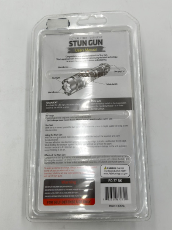 Photo 2 of STUN GUN FLASHLIGHT MAXIMUM STRENGTH NEW 