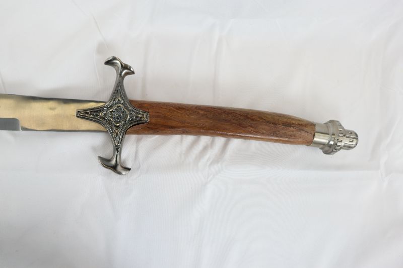 Photo 3 of 38 INCH PIRATE STYLE SWORD WITH 22 INCH BLADE SHARP NEW 