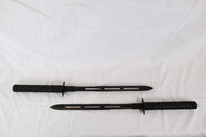 Photo 1 of 25.5 INCH SET OF 2 SWORDS 1 CASE SHARP NEW 