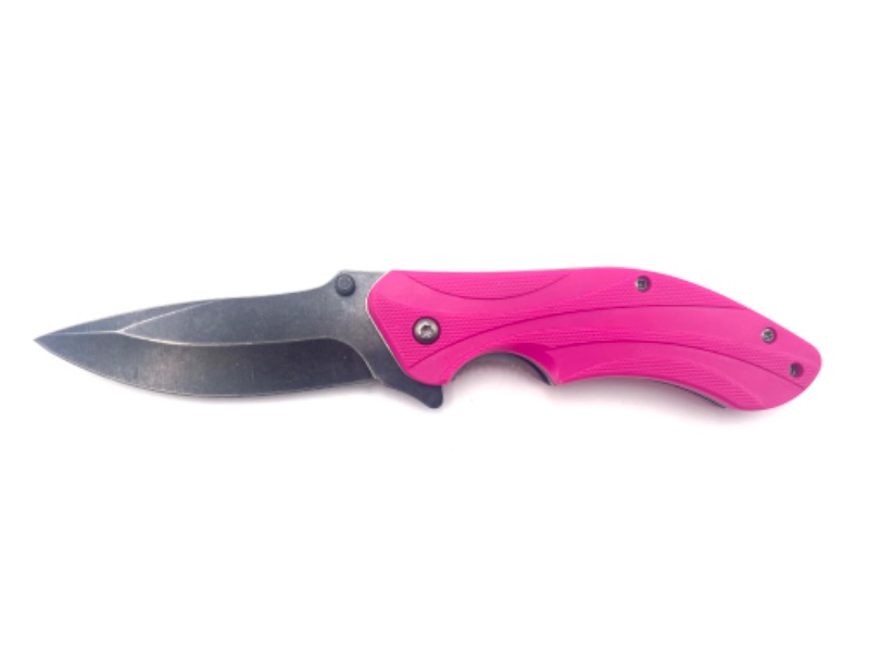 Photo 1 of PINK FOLDING POCKET KNIFE NEW 