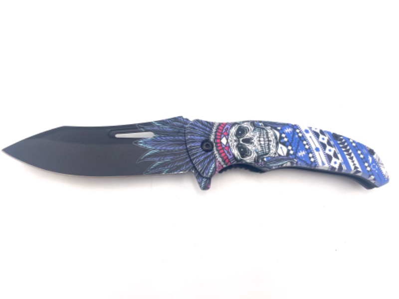 Photo 1 of 4.5 INCH AZUL MUERTOS FOLDER KNIFE WITH CLIP NEW 