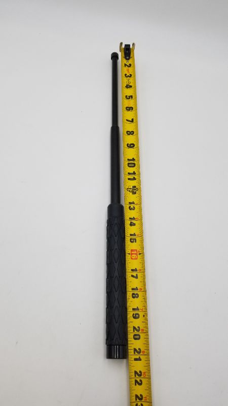 Photo 3 of 21 INCH BLACK BATON WITH RUBBER HANDLE NEW