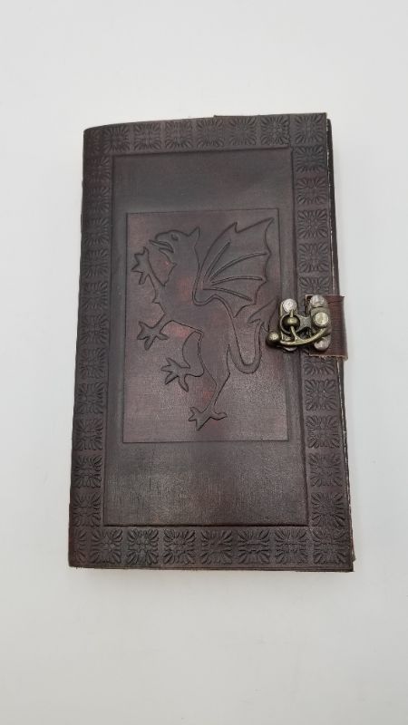 Photo 1 of 5x9 HAND MADE DRAGON JOURNAL LOCK NEW 