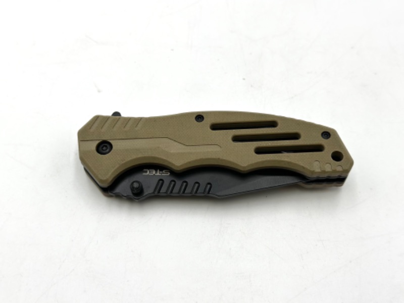 Photo 2 of S-TEC BEIGE POCKET KNIFE NEW