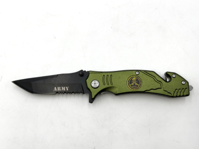 Photo 1 of GREEN ARMY DETAIL POCKET KNIFE NEW