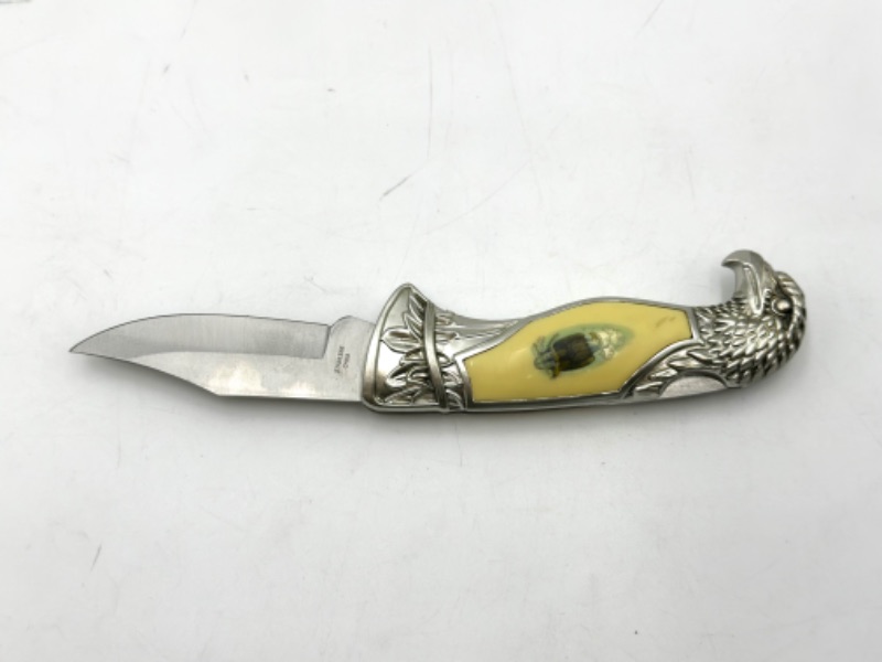 Photo 1 of SILVER EAGLE DESIGNED POCKET KNIFE NEW