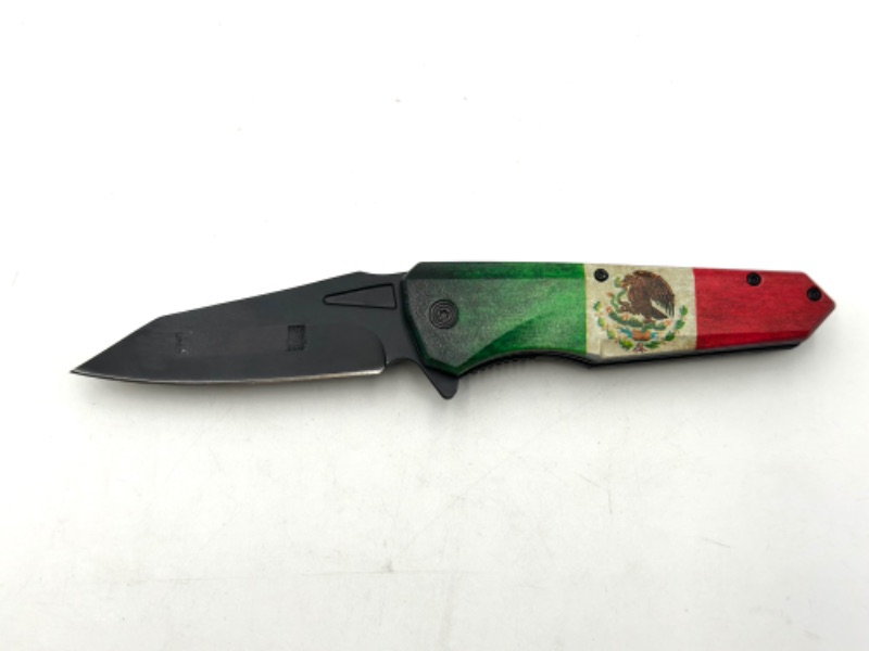 Photo 1 of MEXICO FLAG DESIGN POCKET KNIFE NEW