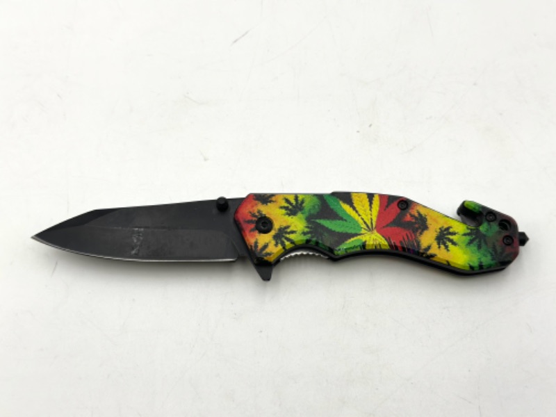 Photo 1 of HEMP FLOWER DESIGN POCKET KNIFE NEW