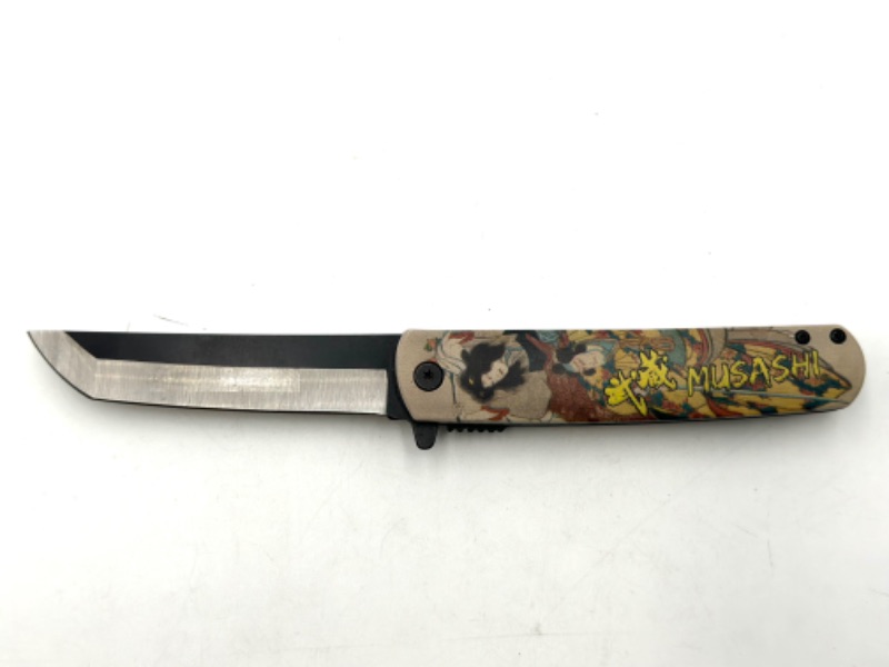 Photo 1 of MUSASHI SENSEI DESIGNED POCKET KNIFE NEW