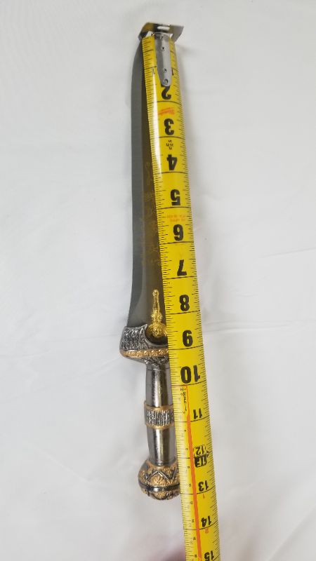 Photo 4 of GREEK DAGGER DECORATED WITH METAL SCABBARD NEW 