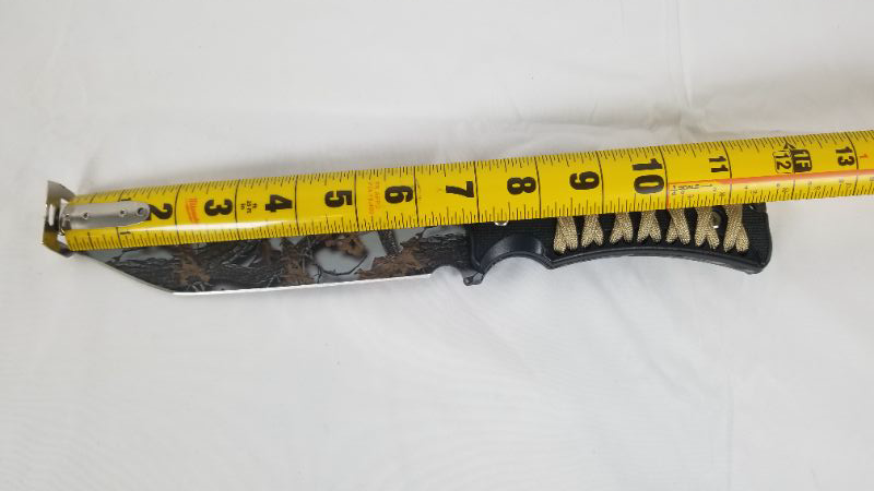 Photo 2 of 11.5 INCH GRAY CAMO HUNTING KNIFE 6 INCH BLADE NEW