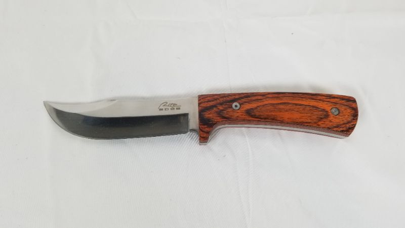 Photo 1 of 9.5 INCH PAKKAWOOD BROWN KNIFE NEW 