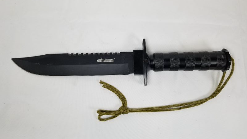 Photo 1 of OUTLANDER 13.5 INCH SURVIVAL KNIFE WITH SHARPENING STONE NEW