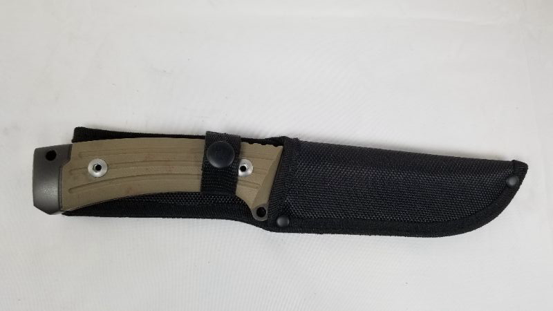 Photo 3 of STEC 10 INCH HUNTING KNIFE WITH SHEATH NEW