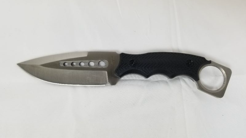 Photo 1 of 8.5 INCH HUNTING BLADE WITH HARD CASE CLIPS TO WAIST LINE NEW 