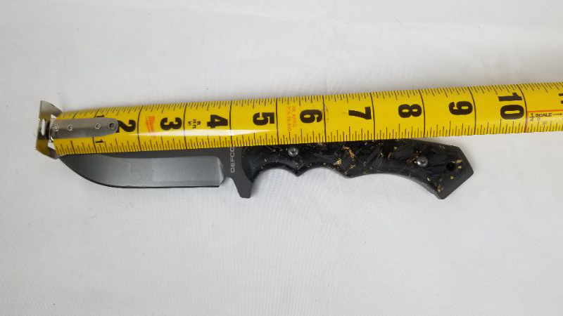 Photo 2 of DEFCON 9 INCH HUNTING KNIFE WITH HARD CASE NEW