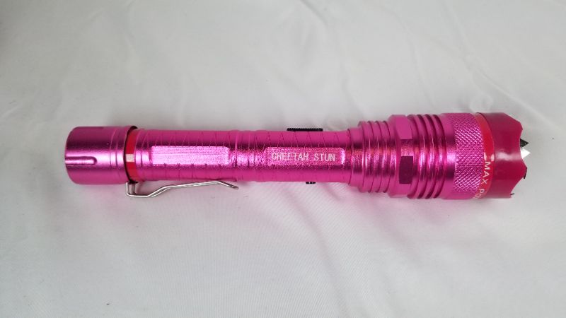 Photo 1 of 9.5 INCH SHEILD PINK CHEETAH STUN GUN NEW 