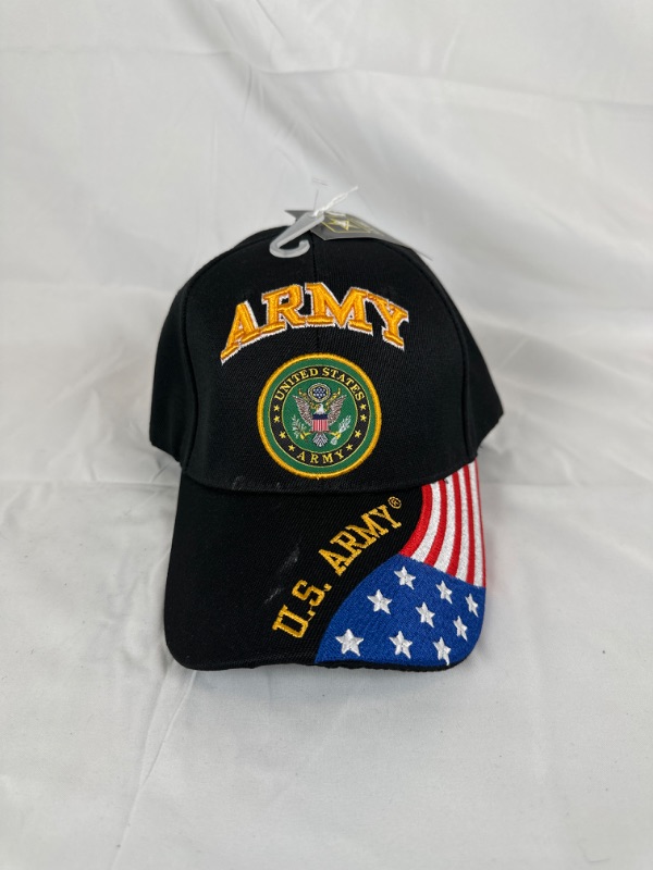 Photo 1 of ARMY BLACK US FLAG BILL HAT NEW