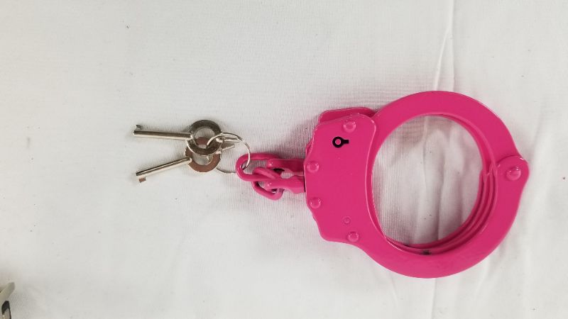 Photo 2 of TAIWAN PINK HANDCUFFS NEW