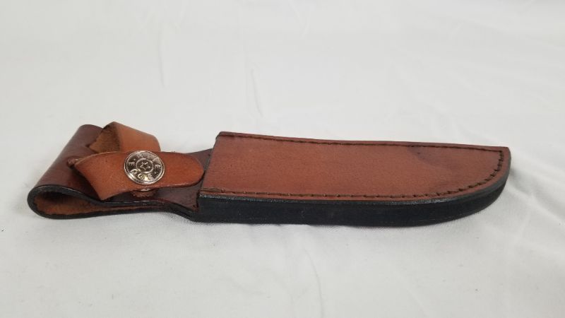 Photo 2 of SHEATH 8 INCH BROWN LEATHER NEW