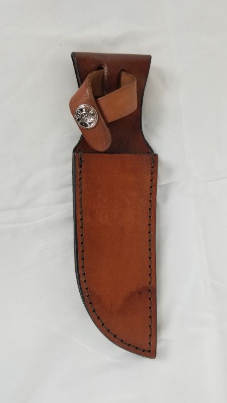 Photo 1 of SHEATH 8 INCH BROWN LEATHER NEW