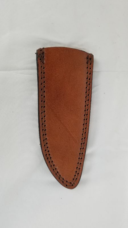 Photo 1 of SHEATH 7 INCH BROWN LEATER CASE NEW 