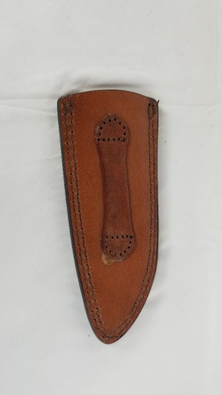 Photo 3 of SHEATH 7 INCH BROWN LEATER CASE NEW 