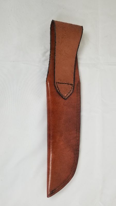 Photo 3 of SHEATH 12 INCH LACE BROWN LEATHER CASE NEW