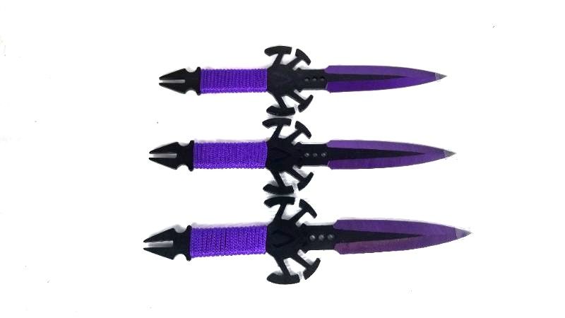 Photo 1 of 3 SET THROWING KNIVES 7.5 INCH NEW