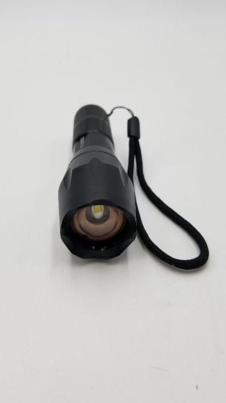 Photo 3 of BLACK TACTICAL FLASHLIGHT WITH ZOOM FEATURE NEW 