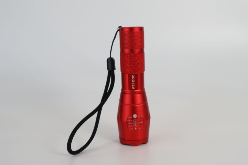 Photo 2 of RED TACTICAL FLASHLIGHT WITH ZOOM FEATURE NEW 