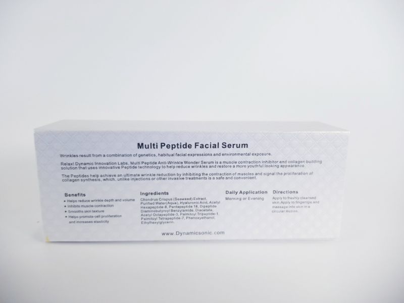 Photo 3 of MULTI PEPTIDE FACIAL SERUM MINIMIZES EXISTING FINE LINES WRINKLES KEEPING THE SKIN FROM FORMING NEW ONES INCREASES SUPPLENESS OF SKIN REDUCES WRINKLE DEPTH NEW IN BOX 