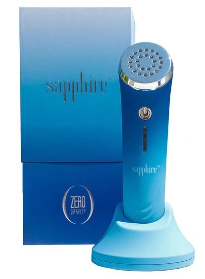 Photo 1 of SAPPHIRE BY ZERO GRAVITY BLUE LIGHT SAFE EFFECTIVE SKINCARE TECHNOLOGY CLEARS SKIN TOPICAL HEAT ELIMINATES BACTERIA REVEALING HEALTHIER COMPLEXION INCREASED BLOOD FLOW RELIEVE ACNE SYMPTOMS PAINLESS SUITABLE FOR ALL SKIN TYPES NEW 