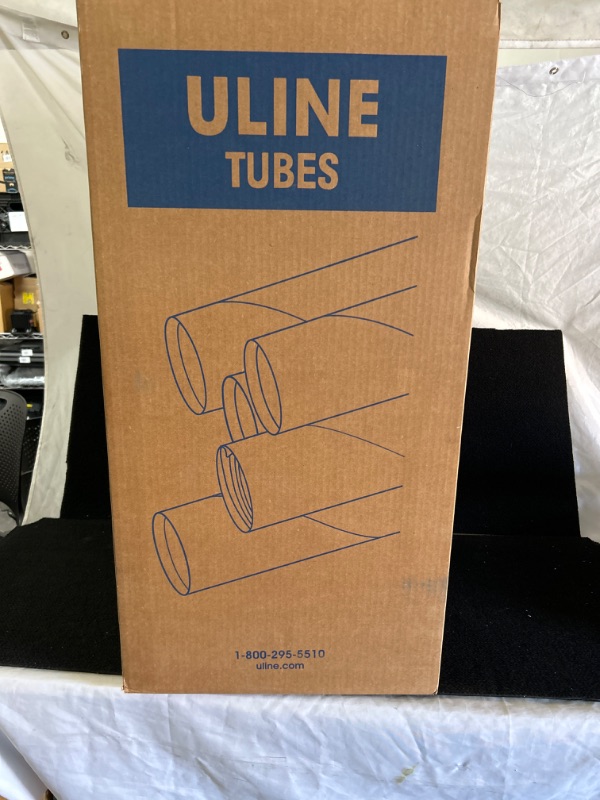 Photo 1 of New case of 25 Uline S-3126 Kraft 3 inch x 26 inch poster mailing tubes 