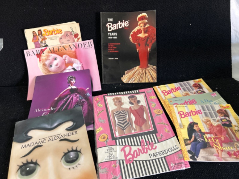 Photo 1 of Barbie books and paperdolls and madame Alexander catalogs 