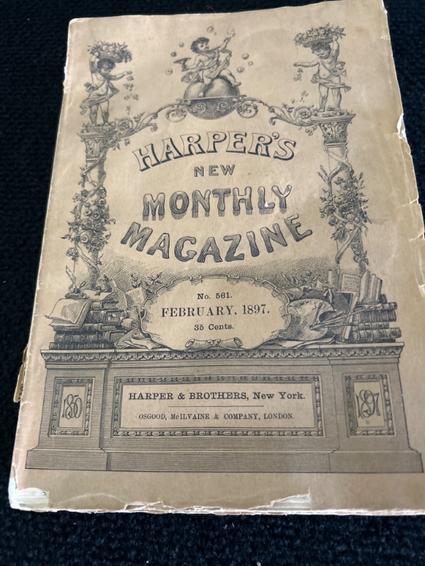 Photo 1 of Harpers magazine Febuary 1897 