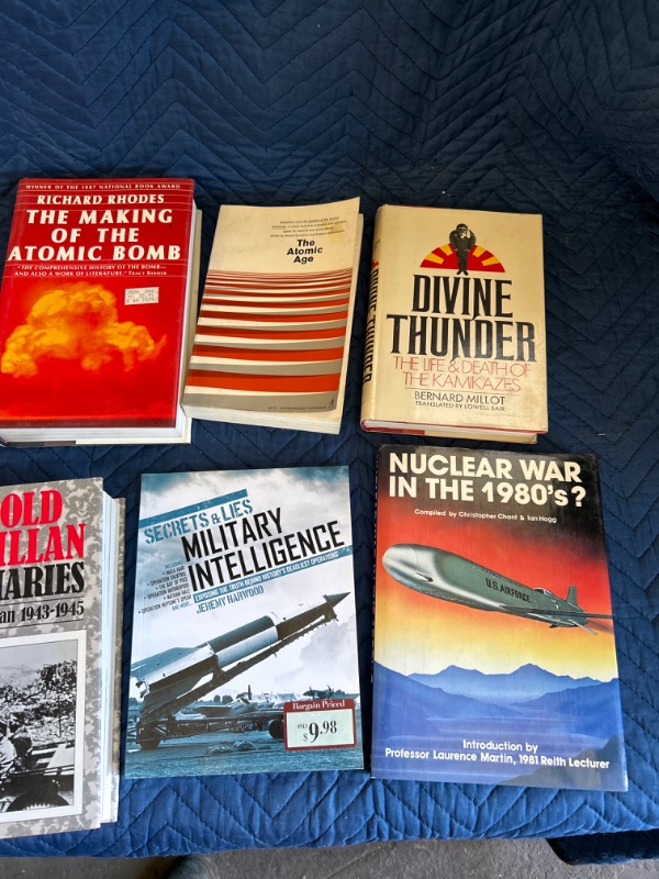 Photo 3 of 10 books Military war Nuclear Vietnam WWII 