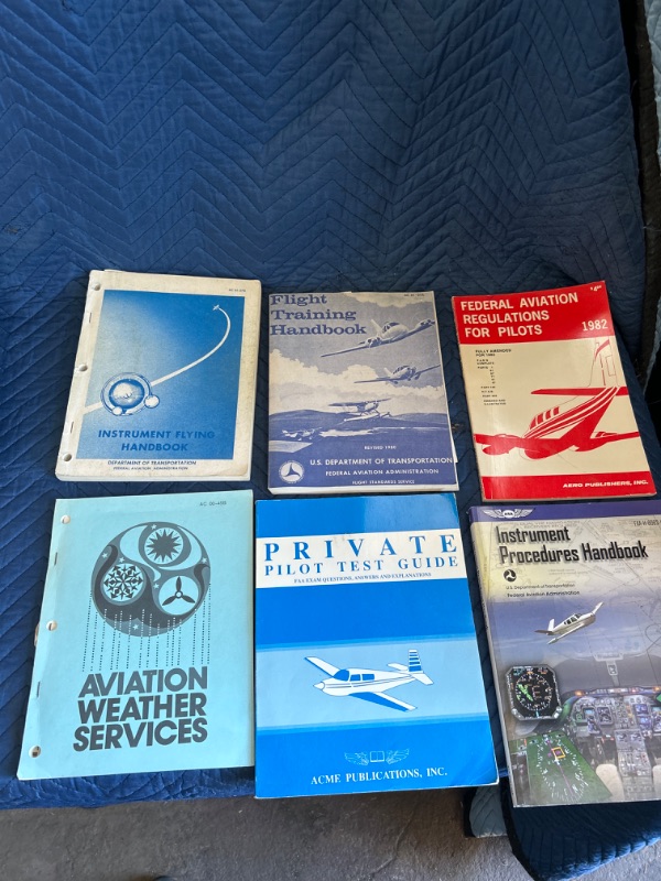 Photo 3 of 15 Pilot books aviation handbooks navigation instruments 