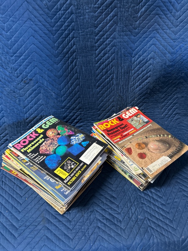 Photo 1 of Over 50 Vintage ROCK and Gem magazines from the 80's and 90's 