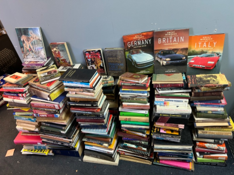 Photo 2 of Over Vintage 500 books Bring a big truck! look at  lots of pictures 