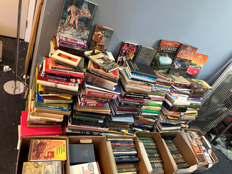 Photo 1 of Over Vintage 500 books Bring a big truck! look at  lots of pictures 