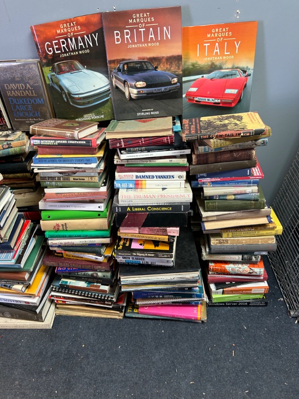 Photo 5 of Over Vintage 500 books Bring a big truck! look at  lots of pictures 