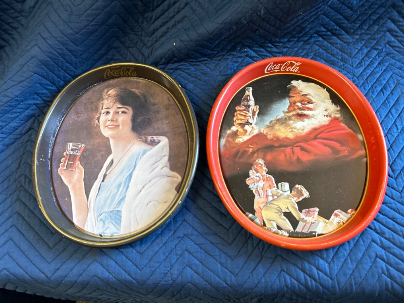 Photo 1 of 2 Coca Cola trays Coke 