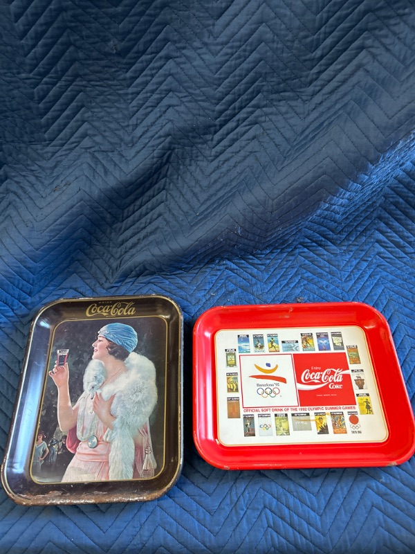 Photo 1 of 2 Coca Cola trays Coke 